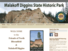 Tablet Screenshot of malakoffdigginsstatepark.org